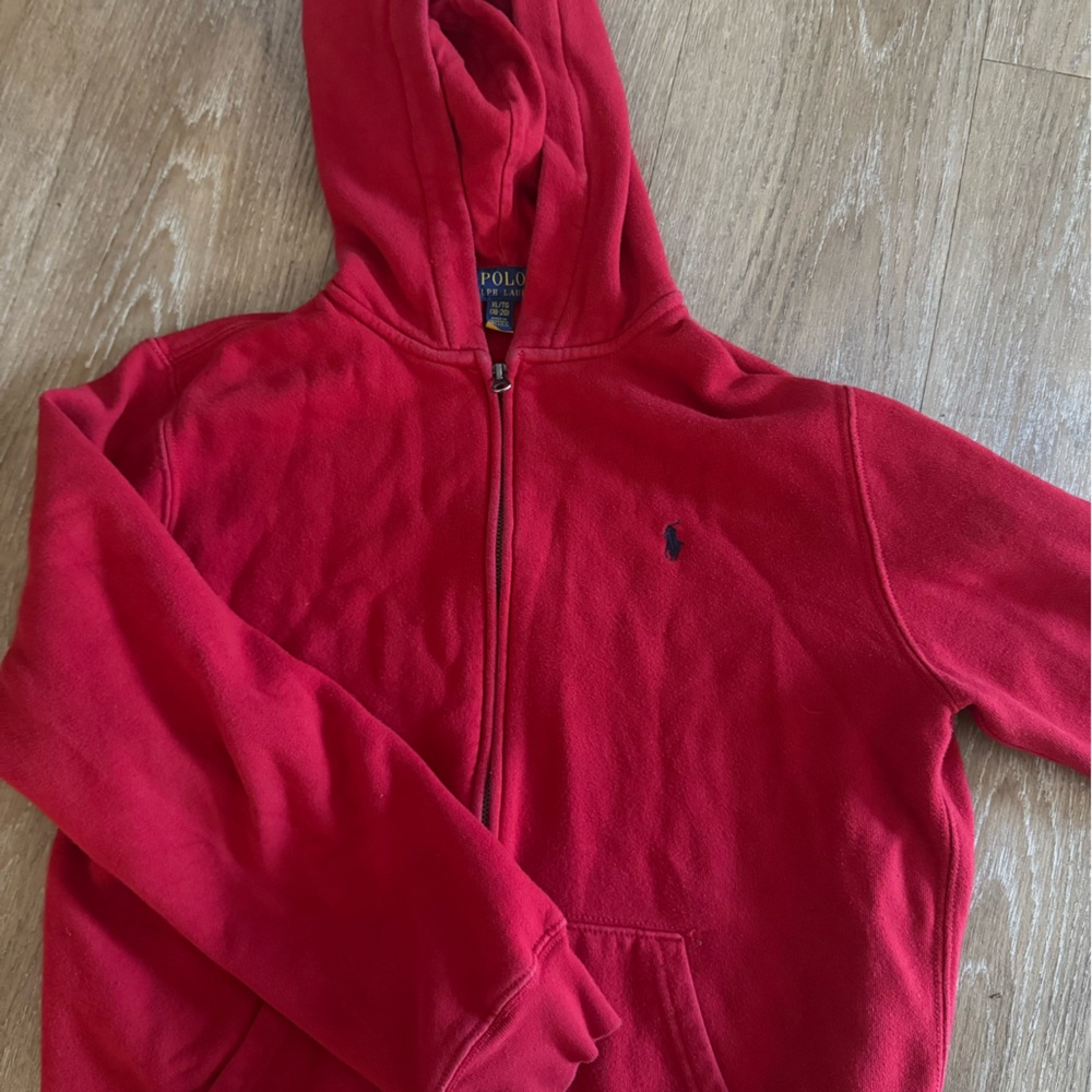 Pants n hoodie set Polo by Ralph Lauren Bold Red Knit - Picture 2 of 4